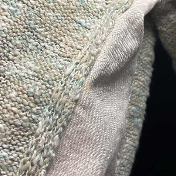 Lafayette 148 New York Textured Linen Gem and Cream Sweater - Picture 6 of 15